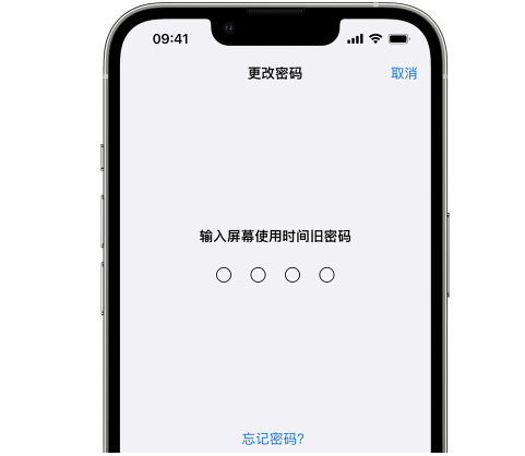 铜仁iPhone屏幕维修分享iPhone屏幕使用时间密码忘记了怎么办 