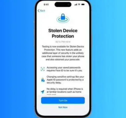 铜仁苹果授权维修店分享被盗设备保护功能开启方法