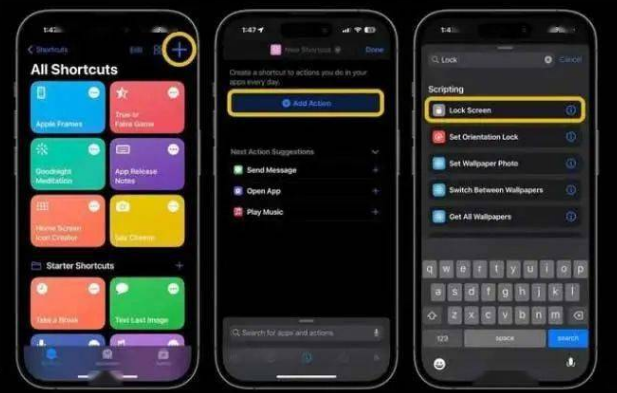 铜仁苹果14锁屏维修店分享iPhone14升级iOS16.4后如何创建锁屏快捷方式 