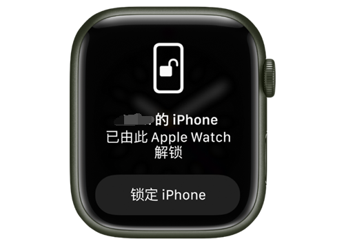 铜仁苹果手机维修分享用 AppleWatch 解锁配备面容 ID 的 iPhone方法 